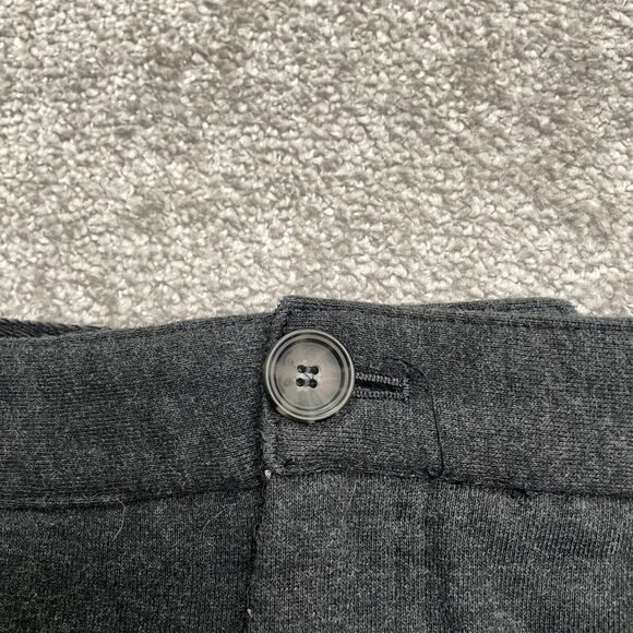 Betabrand Casual Dress Pants Mens 38 Dark Gray Soft knit Stretch Straight 38x28 - Picture 3 of 12